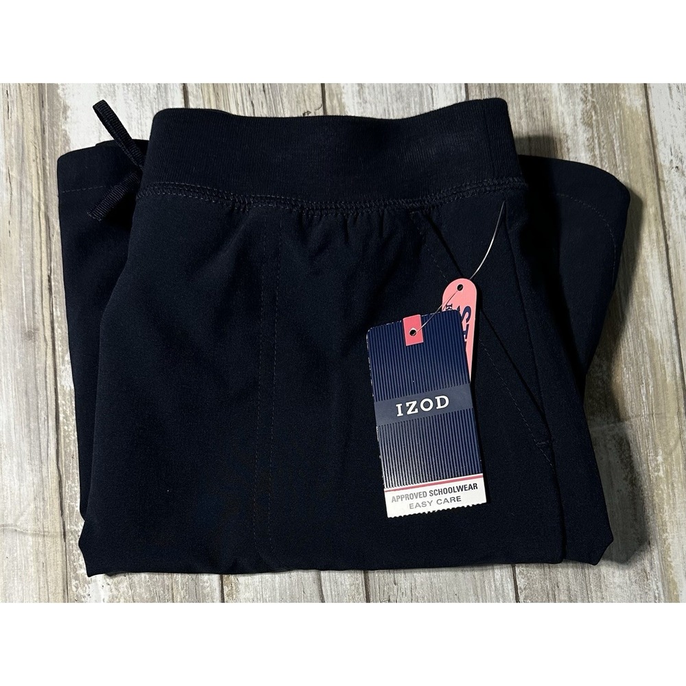 New Girl's Izod Approved Schoolwear Skort in Navy Blue, Size 12 Regular